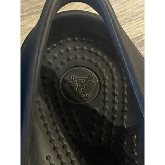 CROCS Kadee Slingback Ballet Black Flats Slip On Comfort Shoes Women's Size 9 - Picture 9 of 9